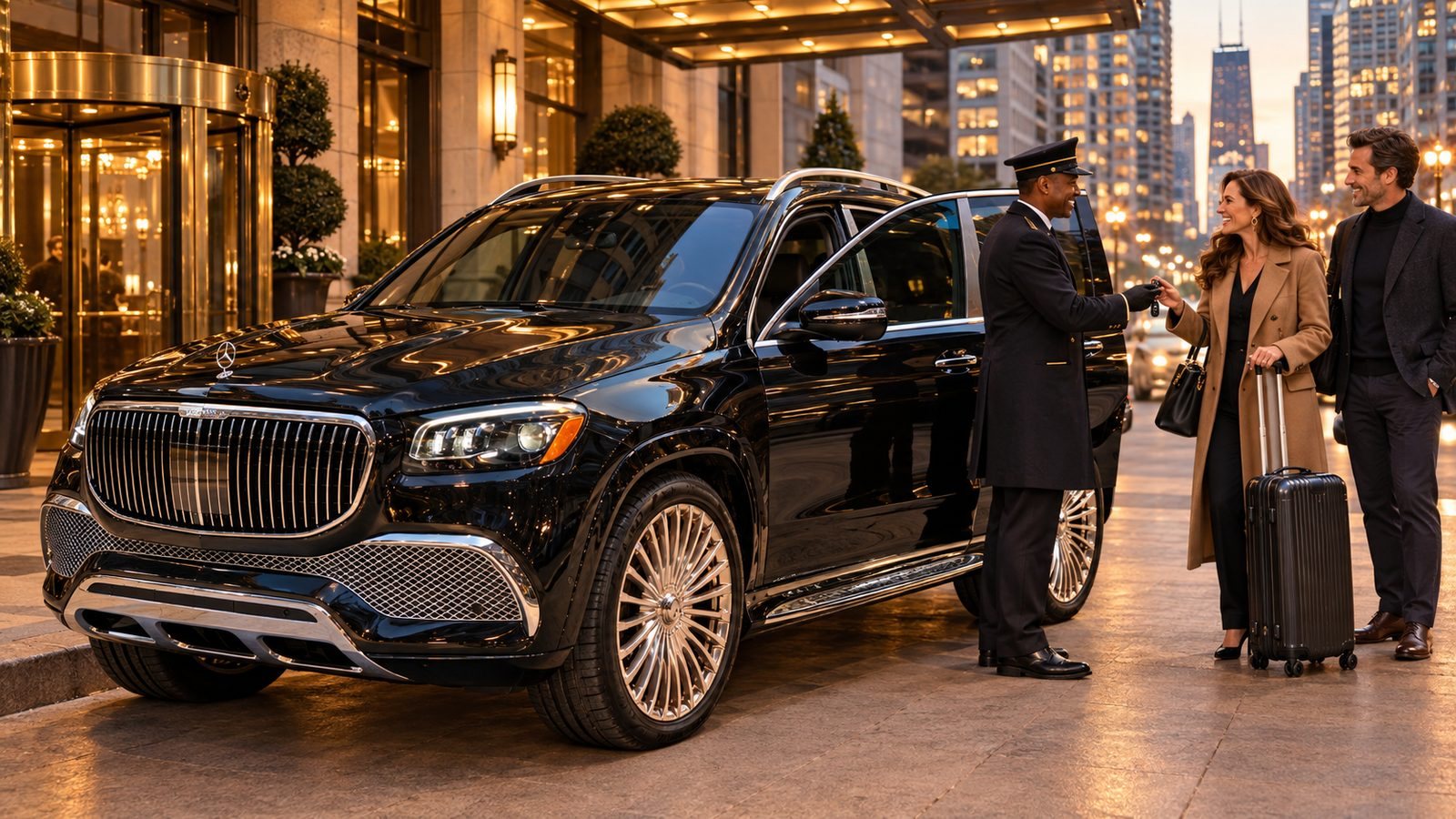 Corporate & VIP arrivals with a car from Rolls-Royce Rental Chicago